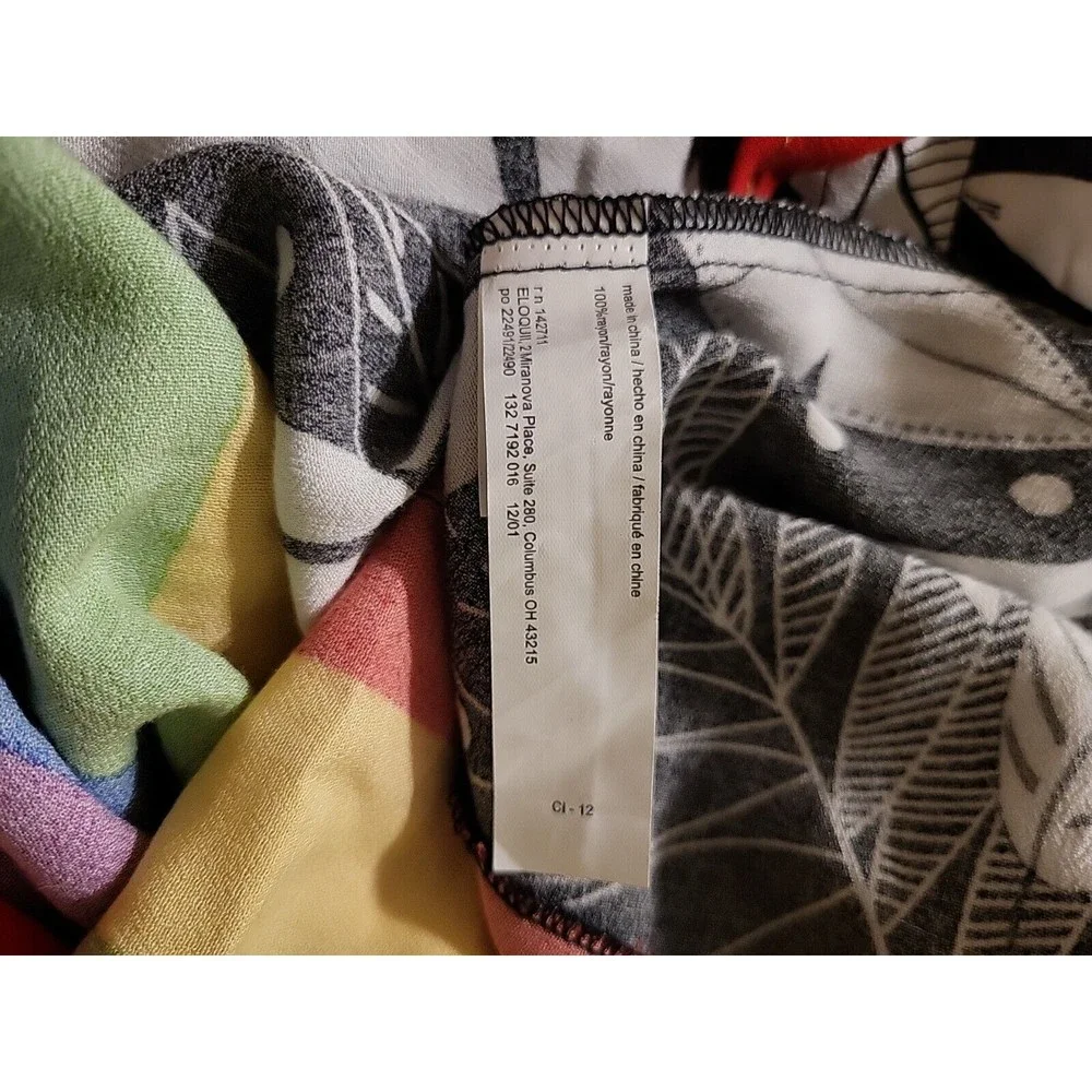 Eloquii Romper With Attached Rainbow Train Women Size 14 Festival (With Flaw) - Picture 7 of 12